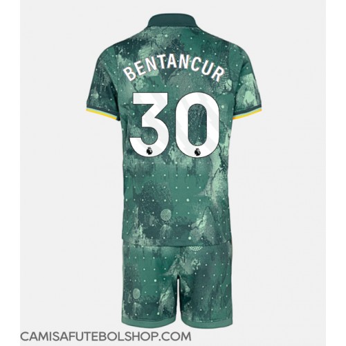 Camisa de time de futebol Tottenham Hotspur Rodrigo Bentancur #30 Replicas 3º Equipamento Infantil 2024-25 Manga Curta (+ Calças curtas)